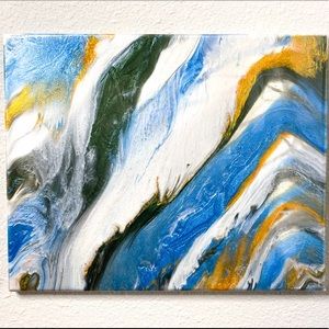 MARBLE 16x20 Resin Wall Art